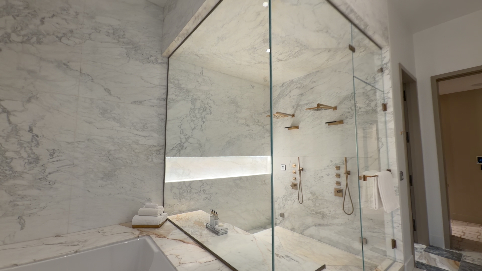 Marble primary bath